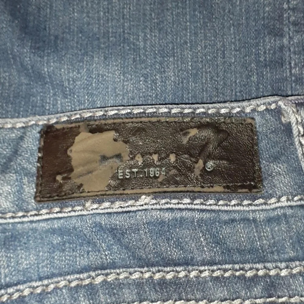 Seven 7 Leggings Style Skinny‎ Jeans Thick Stitch
